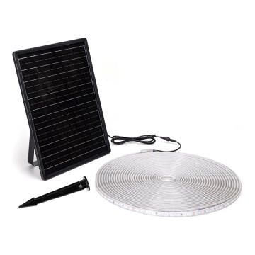 Aigostar - LED RGB Hämardatav päikesepaneeliga valgusriba LED/20W/3,2V 20 m IP65 + kaugjuhtimispult