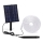 Aigostar - LED RGB Hämardatav päikesepaneeliga valgusriba LED/5W/3,2V 5+2m IP65 + kaugjuhtimispult