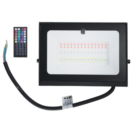 Aigostar - LED RGB hämardatav prožektor LED/50W/230V IP65 + kaugjuhtimispult