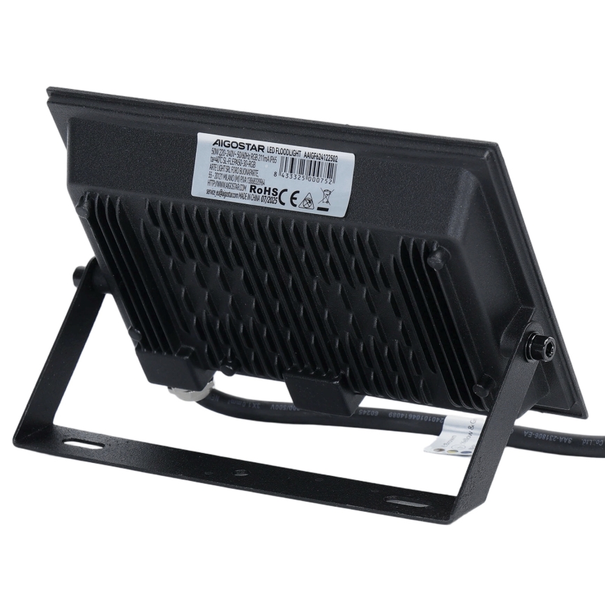 Aigostar - LED RGB hämardatav prožektor LED/50W/230V IP65 + kaugjuhtimispult