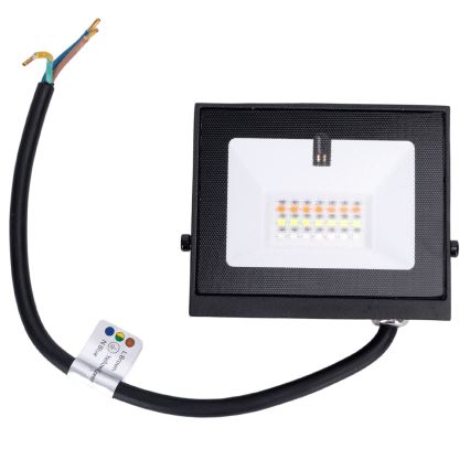 Aigostar - LED RGB hämardatav reflektor LED/20W/230V IP65 + kaugjuhtimispult