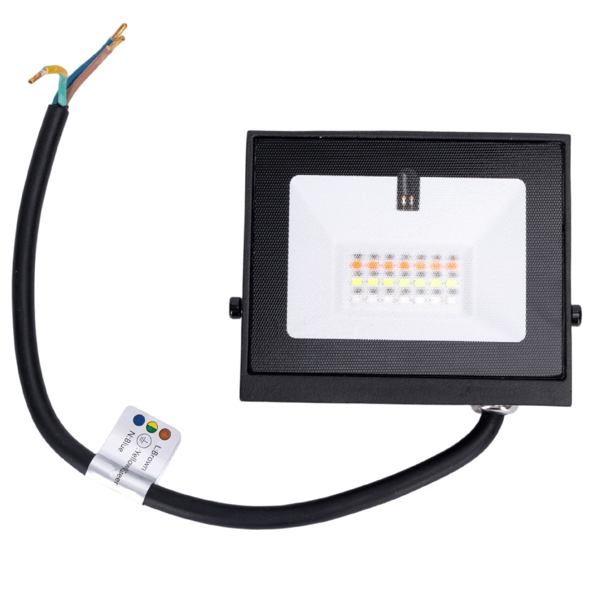 Aigostar - LED RGB hämardatav reflektor LED/20W/230V IP65 + kaugjuhtimispult
