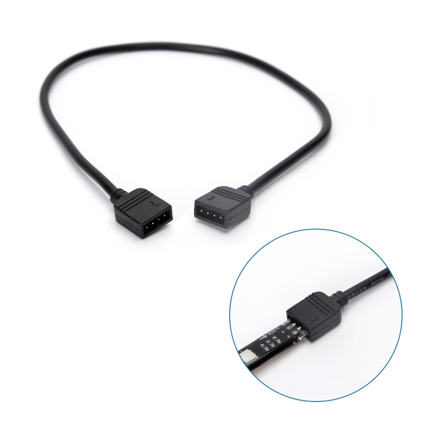 Aigostar - LED RGB Nutikas Hämardatav valgusriba 4x0,5m LED/4,5W/5V Wi-Fi + kaugjuhtimispult