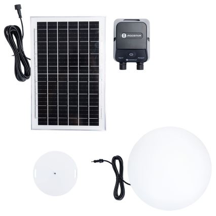 Aigostar - LED RGBW hämardatav välisvalgusti MESH LED/35W/3,7V 4000mAh 2700-6500K IP65 läbimõõt 50 cm + kaugjuhtimispult