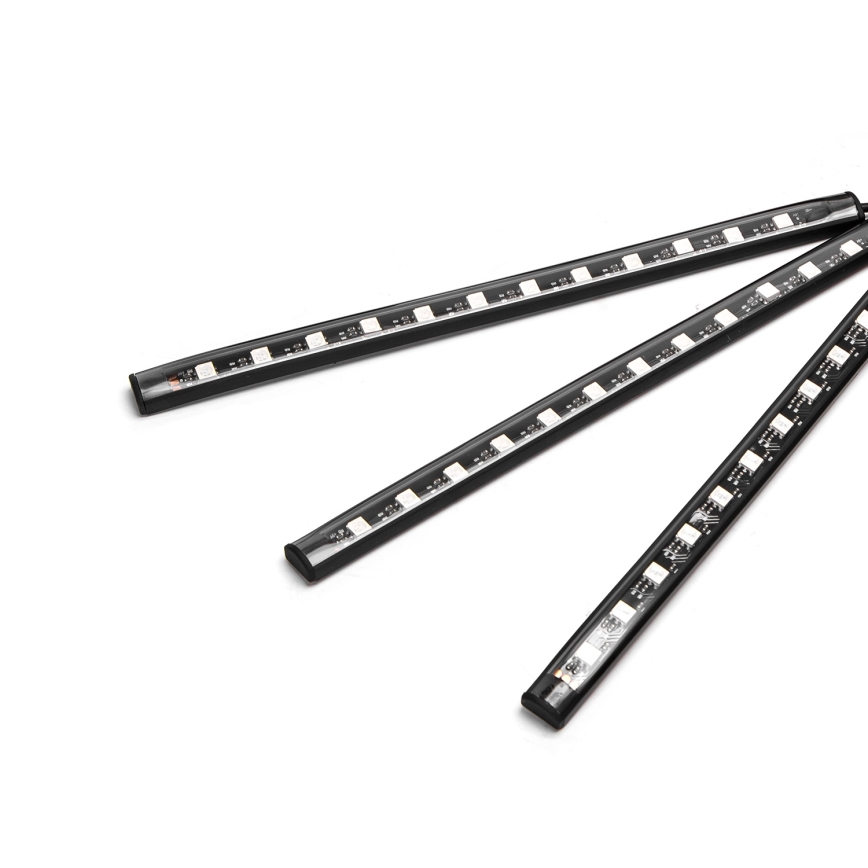 Aigostar - LED RGB hämardatavad valgusribad autole LED/4,5W/5V + kaugjuhtimispult