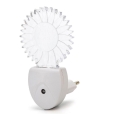 Aigostar - LED RGB öövalgus anduriga LED/0,5W/230V päike