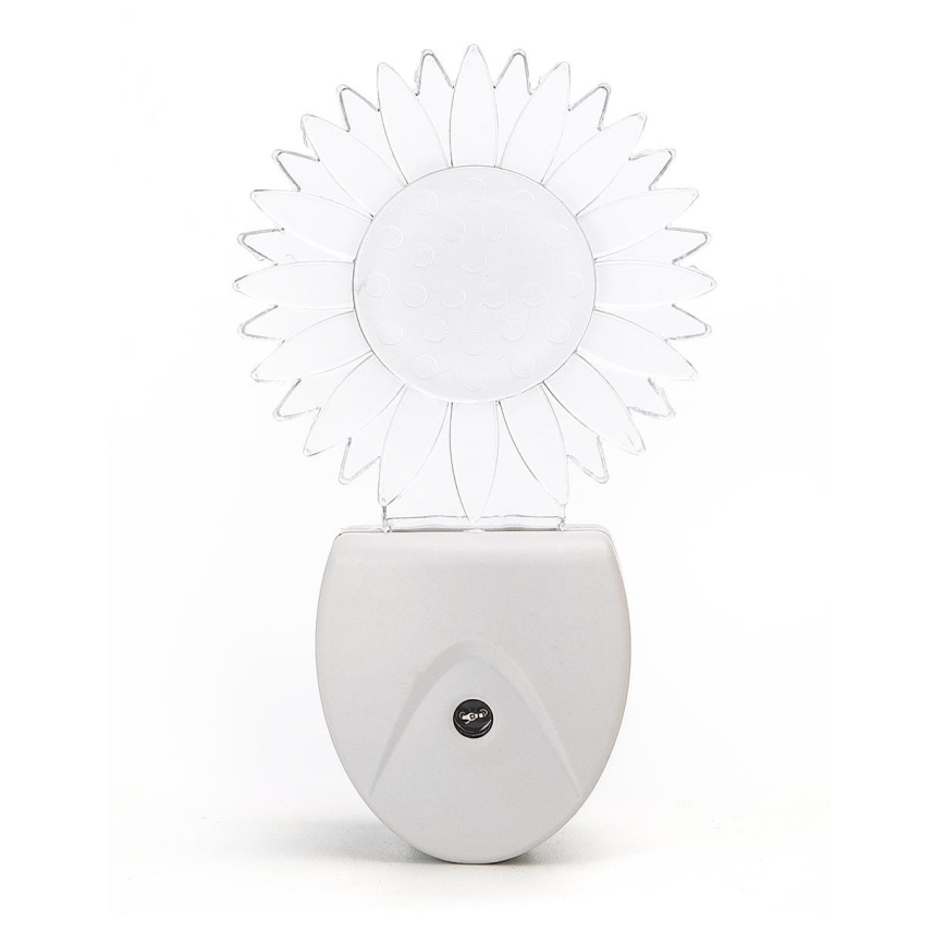 Aigostar - LED RGB öövalgus anduriga LED/0,5W/230V päike