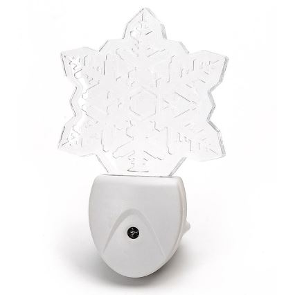 Aigostar - LED RGB Öövalgusti hämardusanduriga LED/0,5W/230V lumehelves