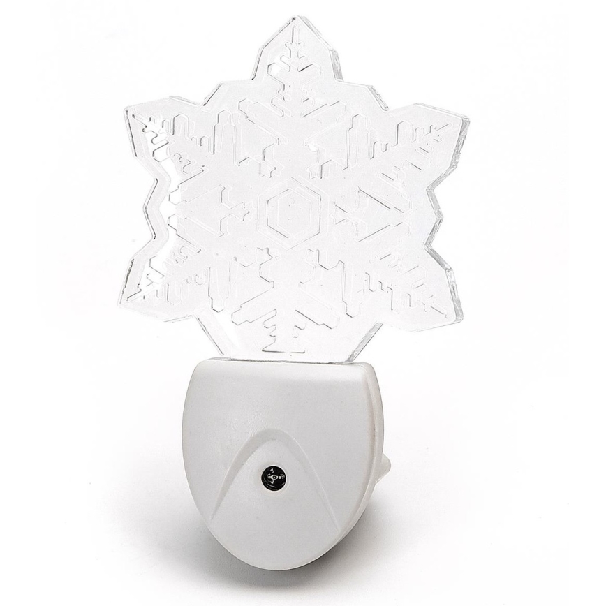 Aigostar - LED RGB Öövalgusti hämardusanduriga LED/0,5W/230V lumehelves