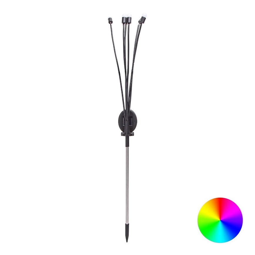 Aigostar - LED RGB Päikesepaneeliga dekoratiivne lamp LED/0,04W/1,2V 68,5cm IP44