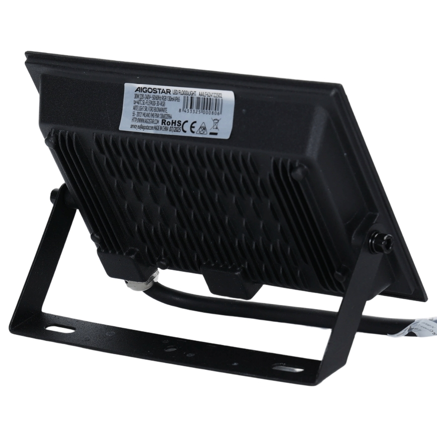 Aigostar - RGB LED-väliprožektor 30W/230V IP65 + kaugjuhtimispult