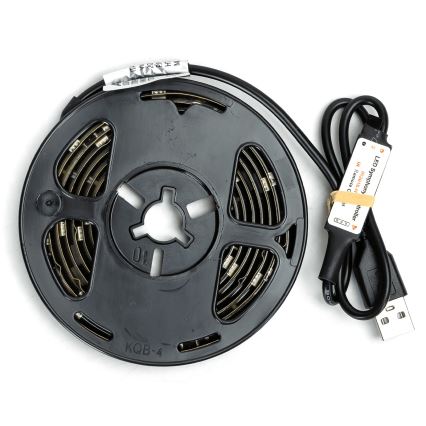 Aigostar - LED RGBIC hämardatav LED-riba 2m LED/4,9W/5V + kaugjuhtimispult