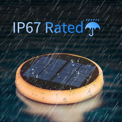 Aigostar - LED RGBIC Päikesepaneeliga valgusti LED/0,6W/3,7V IP65
