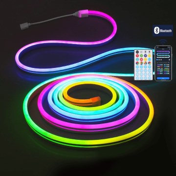 Aigostar - LED RGBICW välitingimustes kasutatav jõulukett 150xLED 5m IP44 + kaugjuhtimispult