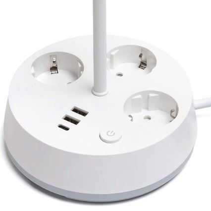 Aigostar - LED RGBW dimmerdatav lamp, mille pistikut ja USB LED/4.6W/230V 3000/4000/6500K valge