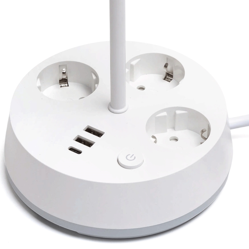Aigostar - LED RGBW dimmerdatav lamp, mille pistikut ja USB LED/4.6W/230V 3000/4000/6500K valge