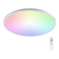Aigostar - LED RGBW Hämardatav laevalgusti vannituppa LED/24W/230V 3000-6500K d. 42 cm IP44 + kaugjuhtimispult