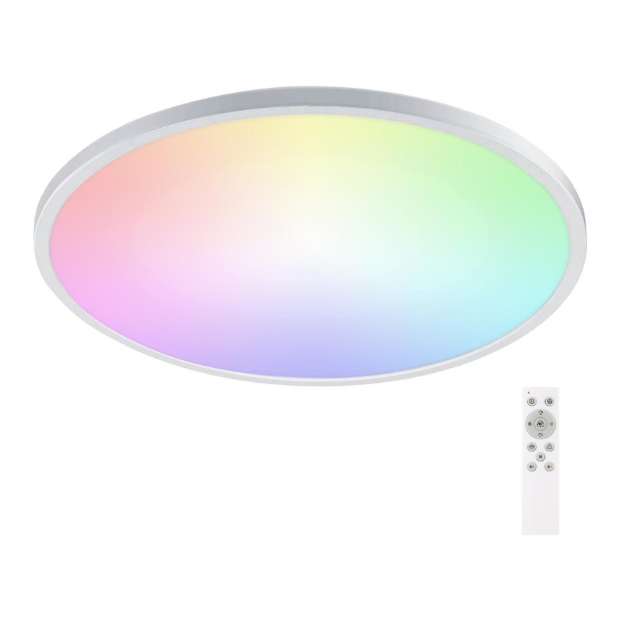 Aigostar - LED RGBW Hämardatav laevalgusti vannituppa LED/24W/230V 3000-6500K d. 42 cm IP44 + kaugjuhtimispult