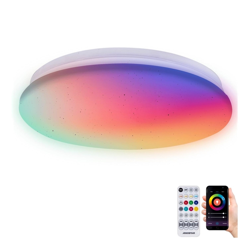 Aigostar - LED RGBW Hämardatav laevalgusti vannituppa MESH Nutikas LED/12W/230V IP44 + kaugjuhtimispult
