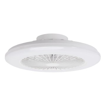 Aigostar - LED RGBW Hämardatav laeventilaator valgustiga MESH LED/40W/230V 2700-6500K valge + kaugjuhtimispult