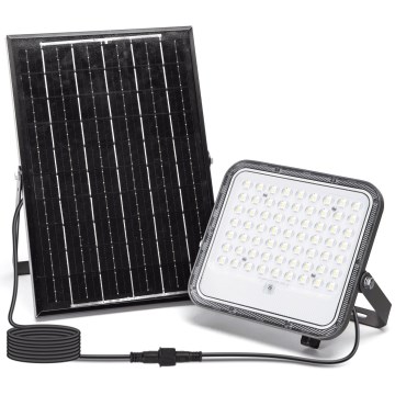 Aigostar - LED RGBW Hämardatav päikesepaneeliga prožektor LED/100W/3,4V IP66 + kaugjuhtimispult