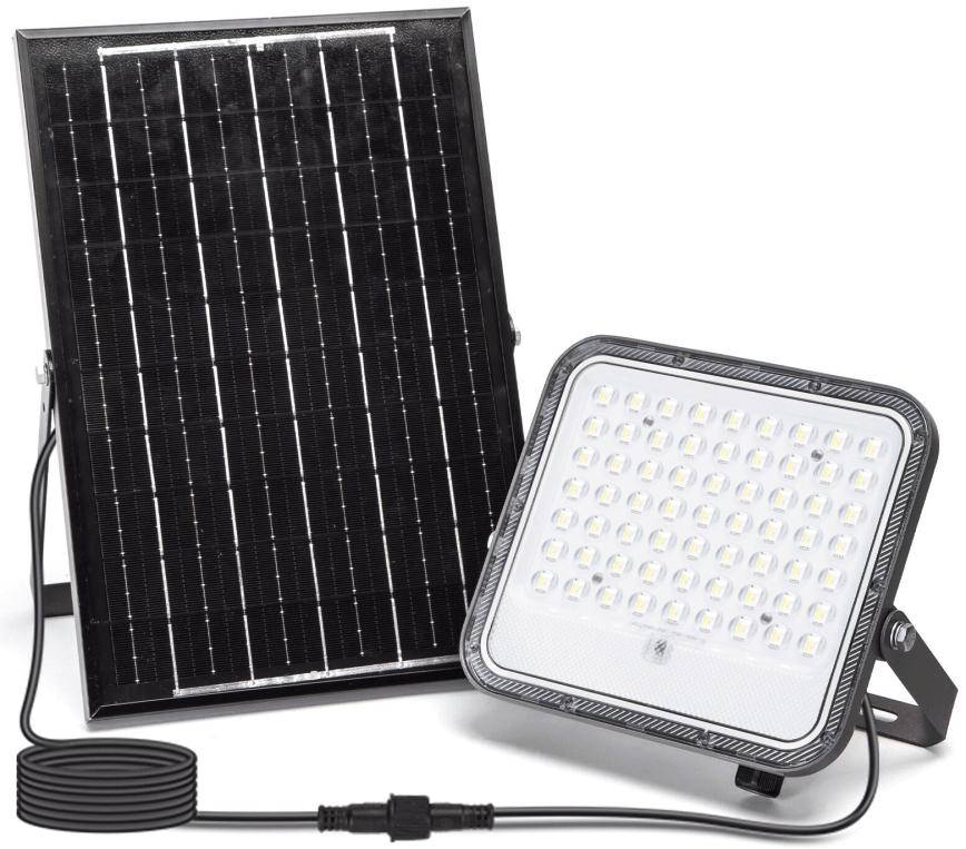 Aigostar - LED RGBW Hämardatav päikesepaneeliga prožektor LED/100W/3,4V IP66 + kaugjuhtimispult