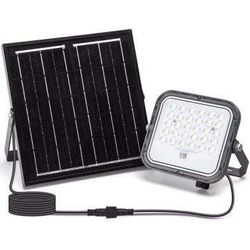 Aigostar - LED RGBW Hämardatav päikesepaneeliga prožektor LED/50W/3,4V IP66 + kaugjuhtimispult