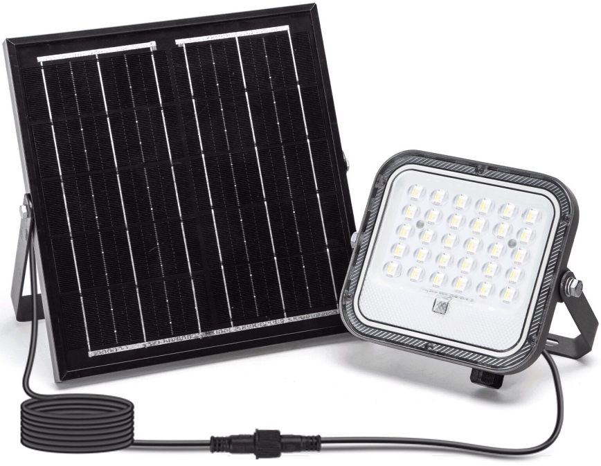 Aigostar - LED RGBW Hämardatav päikesepaneeliga prožektor LED/50W/3,4V IP66 + kaugjuhtimispult