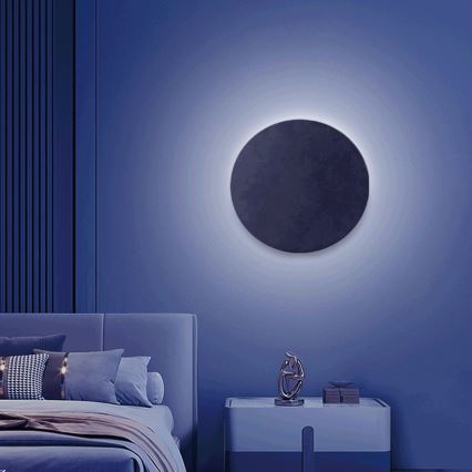 Aigostar - LED RGBW Hämardatav seinavalgusti MESH Nutikas LED/12W/230V 2700-6500K must + kaugjuhtimispult