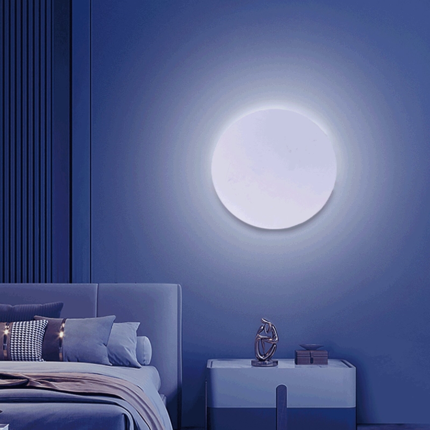 Aigostar - LED RGBW Hämardatav seinavalgusti MESH Nutikas LED/12W/230V 2700-6500K valge + kaugjuhtimispult