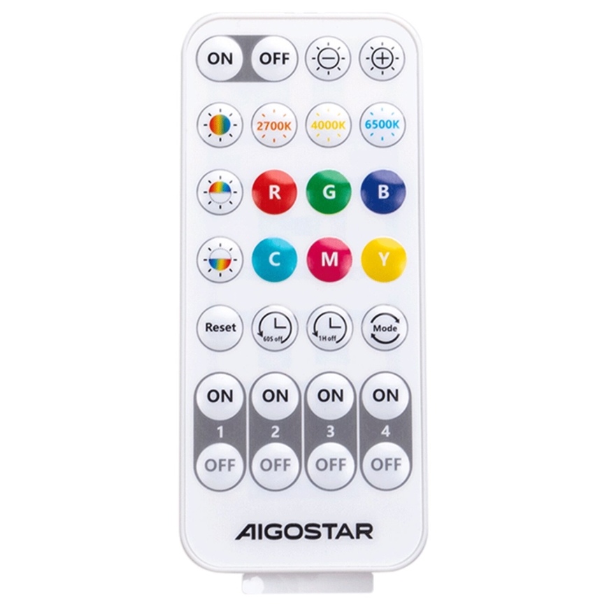 Aigostar - LED RGBW Hämardatav seinavalgusti MESH Nutikas LED/8W/230V + kaugjuhtimispult