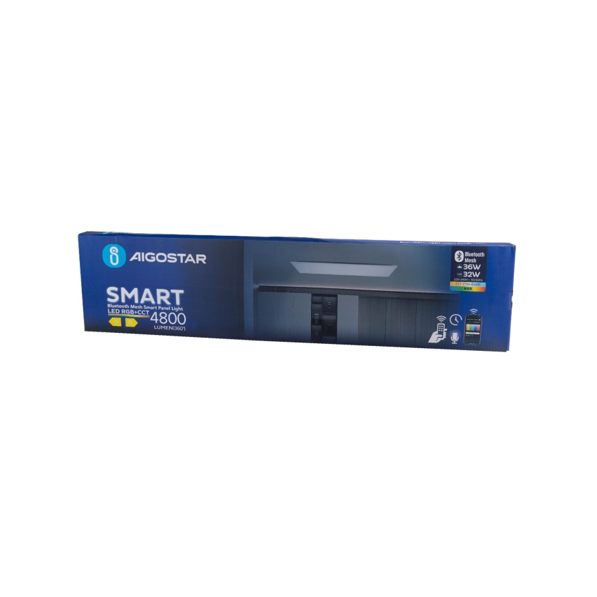 Aigostar - LED RGBW Hämardatav süvistatav paneel MESH LED/36W/230V 2700-6500K 120x30 cm