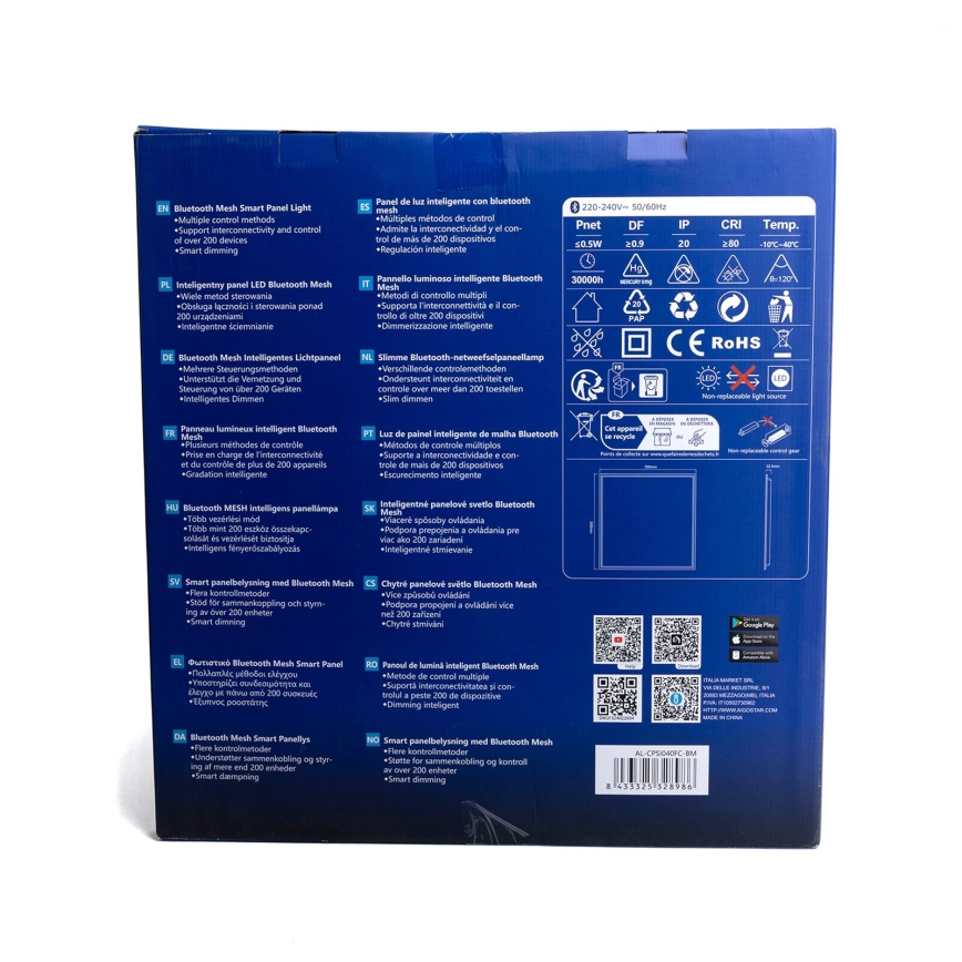 Aigostar - LED RGBW Hämardatav süvistatav paneel MESH LED/36W/230V 60x60 cm