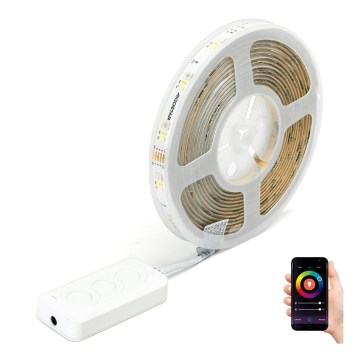 Aigostar - LED RGBW Hämardatav valgusriba 5m MESH Nutikas LED/24W/230V 2700-6500K + kaugjuhtimispult