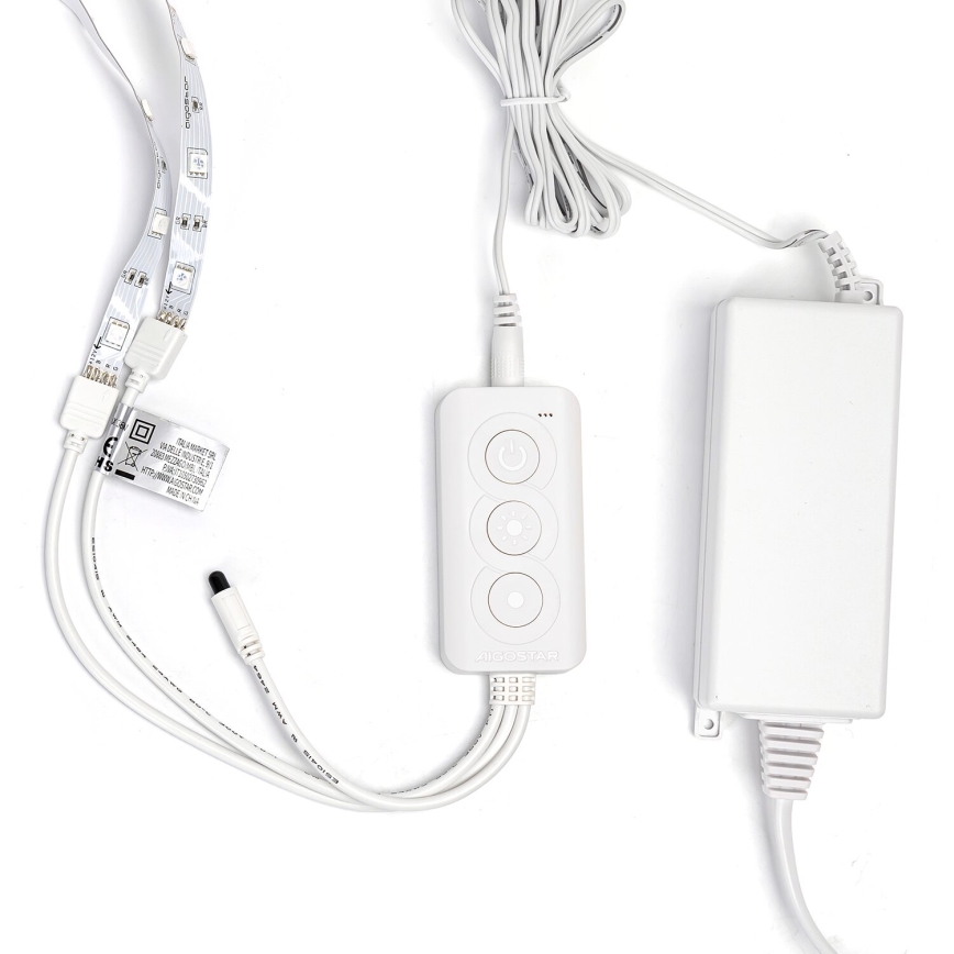 Aigostar - LED RGBW Hämardatav valgusriba LED/48W/12V 2x7,5 m Wi-Fi
