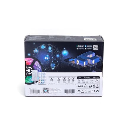 Aigostar - LED RGBW Hämardatav valgusriba LED/48W/12V 2x7,5 m Wi-Fi