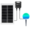 Aigostar - LED RGBW hämardatav välistingimustes lamp MESH LED/20W/3,7V 4000mAh 2700-6500K IP65 läbimõõt 20 cm + kaugjuhtimispult