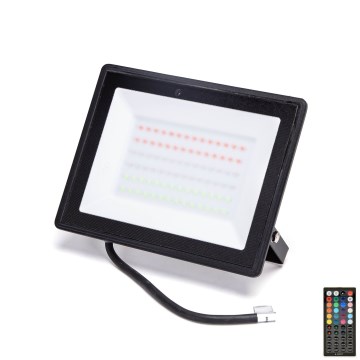 Aigostar - LED RGBW hämardatav välisvalgusti LED/50W/230V IP65 + kaugjuhtimispult
