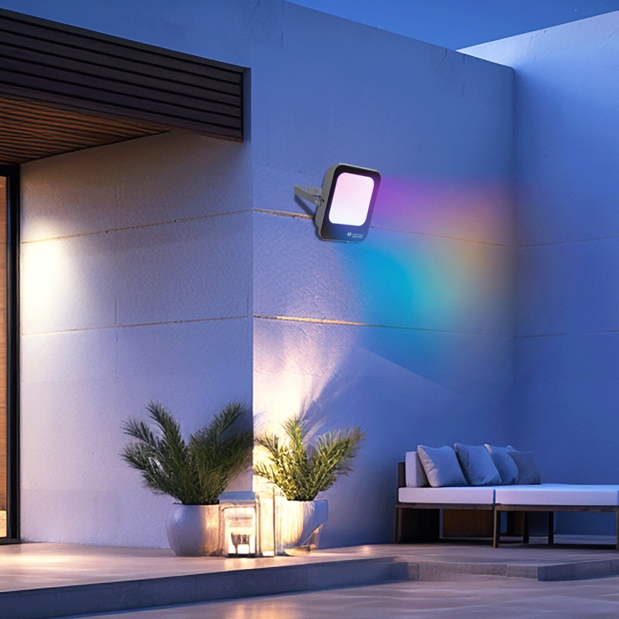 Aigostar - LED RGBW Hämardatav prožektor MESH Nutikas LED/20W/230V 6500K IP65 + kaugjuhtimispult
