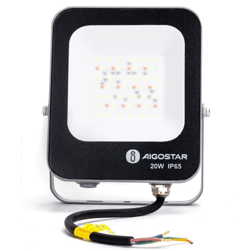 Aigostar - LED RGBW Hämardatav prožektor MESH Nutikas LED/20W/230V 6500K IP65 + kaugjuhtimispult