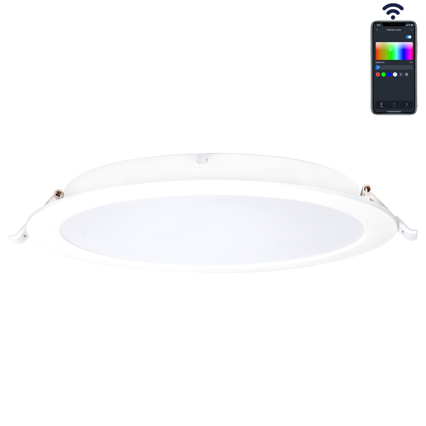 Aigostar - LED RGBW Hämardatav süvistatav valgusti vannituppa MESH Nutikas LED/18W/230V 2700-6500K IP44