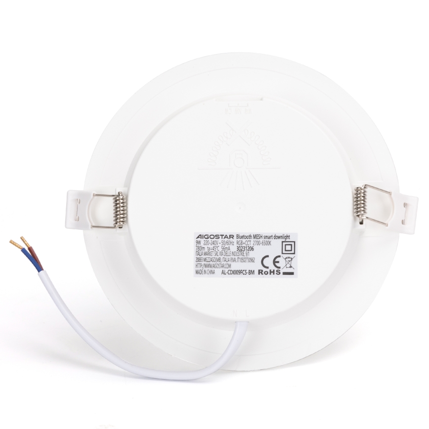 Aigostar - LED RGBW Hämardatav süvistatav valgusti vannituppa MESH Nutikas LED/9W/230V 2700-6500K IP44
