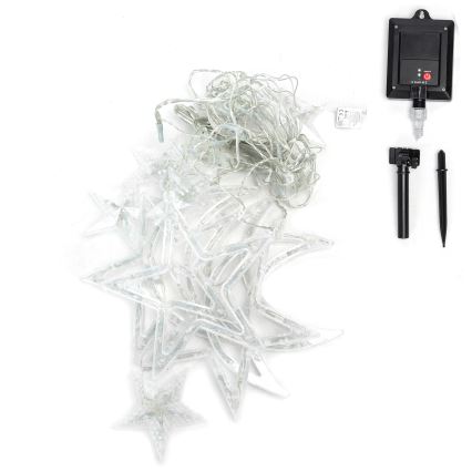 Aigostar - LED päikesevalguskett 120xLED/8 funktsiooni 3x0,6 m 500 mAh IP65 mitmevärviline