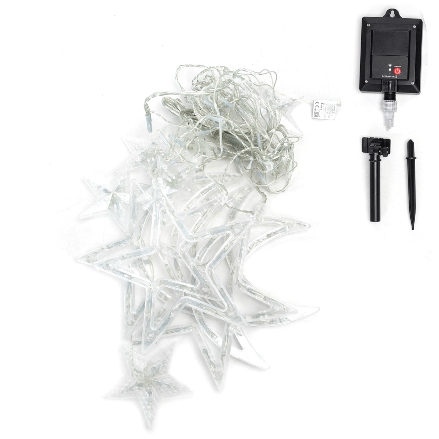 Aigostar - LED päikesevalguskett 120xLED/8 funktsiooni 3x0,6 m 500 mAh IP65 mitmevärviline
