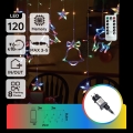 Aigostar - LED RGBY välijõulukett 120xLED/8 funktsiooniga 3x0,6m IP44 mitmevärviline + kaugjuhtimispult