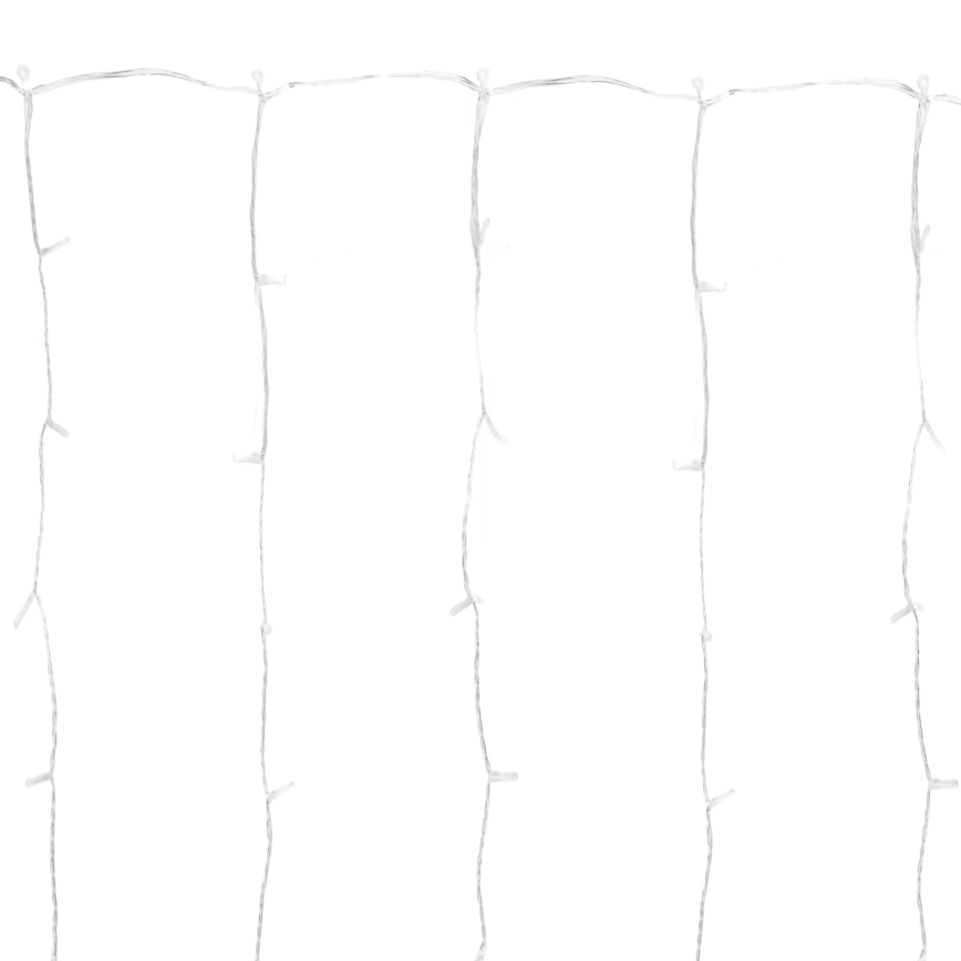 Aigostar - LED RGBY väljas kasutatav jõulukett 300 LED/8 funktsiooni 3x1m IP44 + kaugjuhtimispult