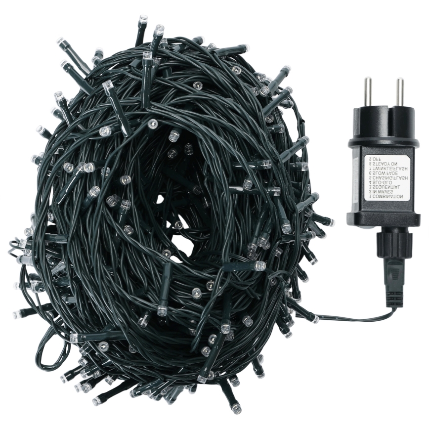 Aigostar - väliseks kasutamiseks mõeldud LED-jõulukett 300 LED 30 m IP44 mitmevärviline