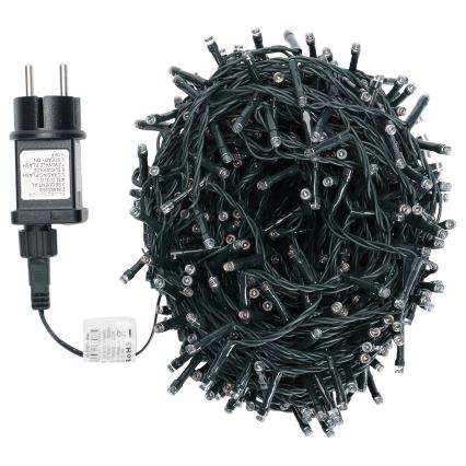 Aigostar - LED RGBY välitingimustesse mõeldud jõulutuled 600 LED / 8 režiimi / 30 m / IP44