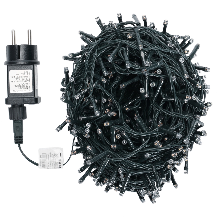 Aigostar - LED RGBY välitingimustesse mõeldud jõulutuled 600 LED / 8 režiimi / 30 m / IP44