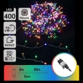 Aigostar - LED RGBY välistingimustes kasutatavad jõulutuled 400xLED/8 režiimi 20 m IP44
